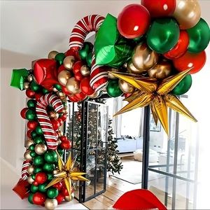 DIY balloon knit -99 pcs balloon to assemble into  Christmas garland